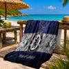 Chelsea Football Club Crest Beach Towel Microfiber Beach Towel, Lightweight and Quick-Dry, for Summer Travel, Swimming Pool Fan Birthday Gift