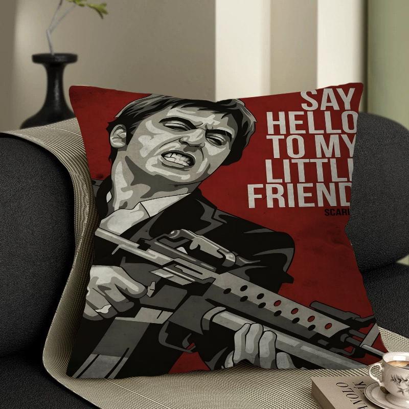 Scarface Stitch Lucky Dragon Pillow Cover Sofa Cushion Cover Home Room Decoration Children Gift