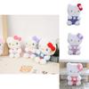 Cute Katie Cat Plush Toy Keychain Adorable Cartoon Kitten Doll Bag Pendant Stuffed Animal Keyring Characters)