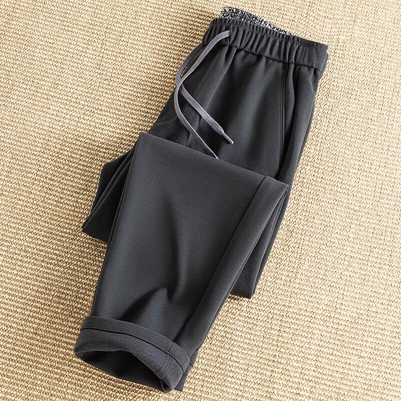 

FAPAI Men s Relaxed Fit Wool Blend Casual Trousers 4XL