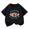 High-Quality Boys' Autumn Cartoon Print Short-Sleeve Round Neck Shirt