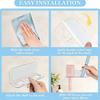 Pack of 2 Space Saving Organizers for Bathroom with Multiple Layer Design to Hold Shampoo Soap and Toiletries Efficiently