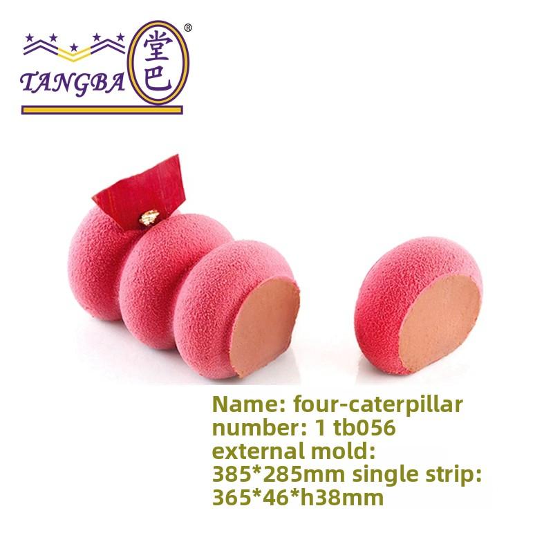 Tangba Long Rectangle Mousse Mold erpillar e Square Cake Baking Tools Silicone Material French Sle Baking Utensils