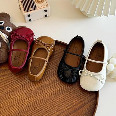 Girls' Princess Shoes 2025 Summer New Girls' Shallow Mouth Single Shoes Korean Version One-pedal Little Girl Soft-soled Doudou Shoes