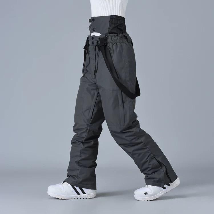 Techwear Style Wearproof Windproof Waterproof Breathable Ski Pants Overalls Man Woman Winter Thicken Warm Snowboarding Trousers