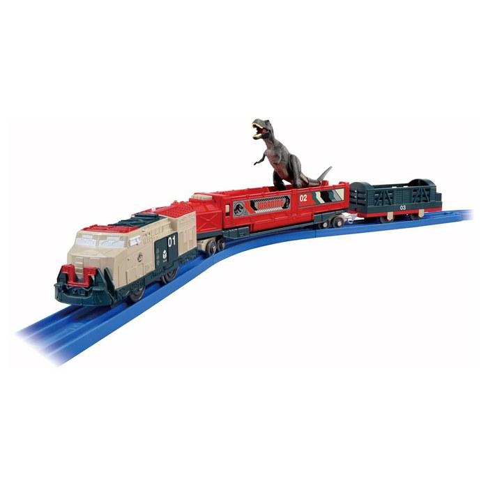 Takara Tomy Plarail Jurassic World Dinosaur Transport Train 3+