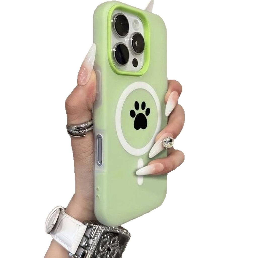 Magnetic Jelly Two-in-one Mobile Phone Case for IPhone 14 Mobile Phone Protective Case Pattern High-end Aurora Mobile Phone Case Fashion