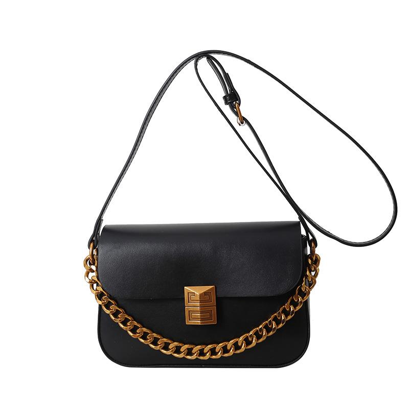 Temperament Commuter Chain Small Bag Women's 2025 Spring New Versatile Messenger Bag Small Square Bag Texture