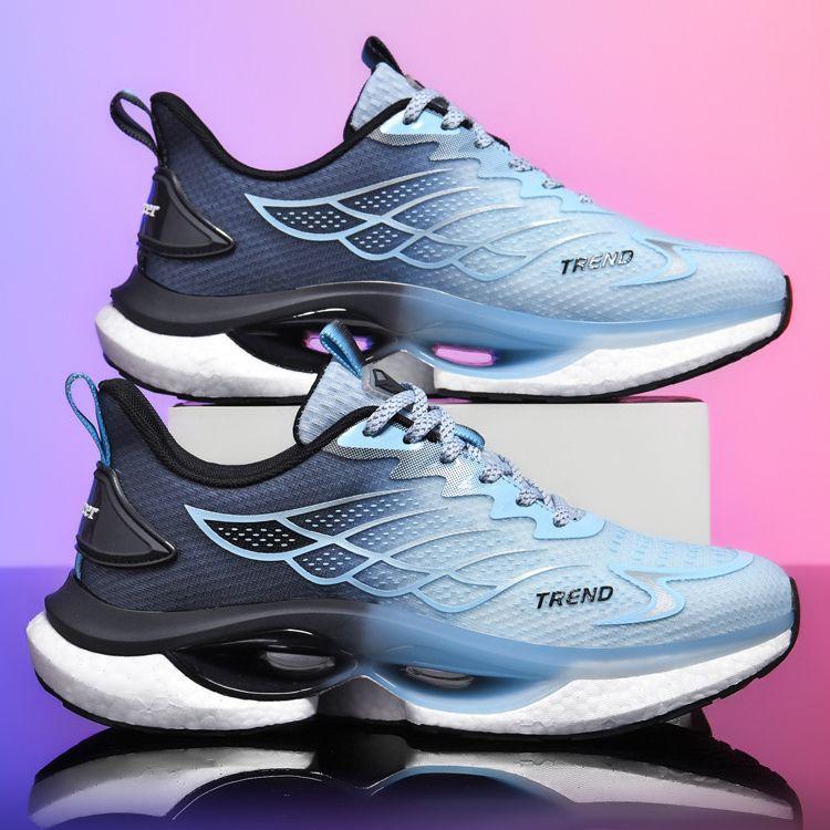 2025 neue Sportschuhe atmungsaktives Mesh Laufschuhe Popcorn weiche Sohle Herrenschuhe Körper Test Leichtathletik Sporttrainingsschuhe