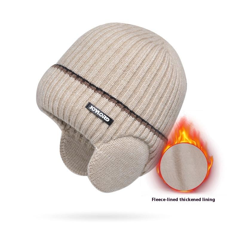 

Уличная зимняя вязаная шапка для мужчин и женщин, плюшевая теплая шапка-ушанка, стильная мягкая повседневная лыжная шапка, защита ушей для велоспорта, шапки-бини