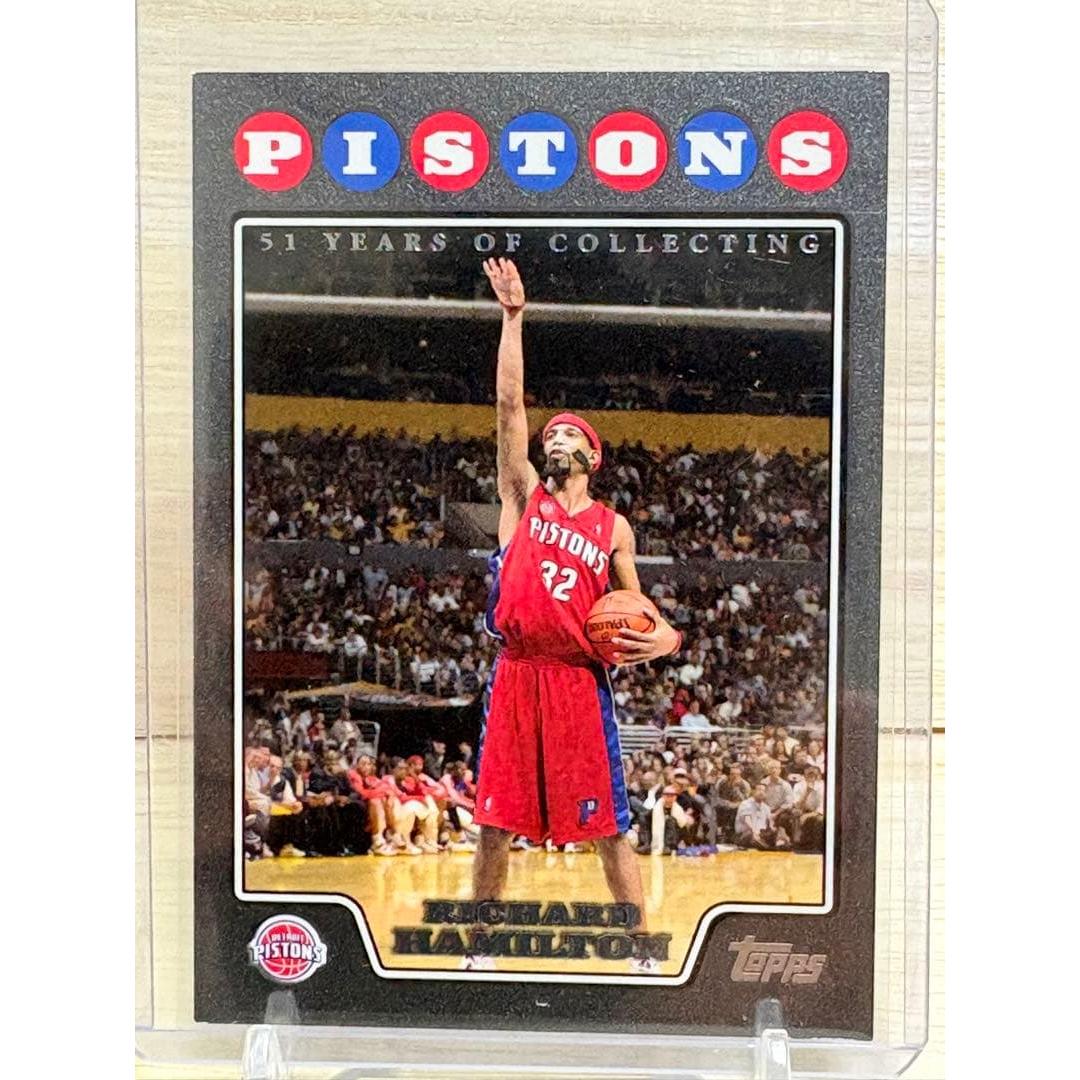 Used Richard Hamilton Topps 20/51 black parallel
