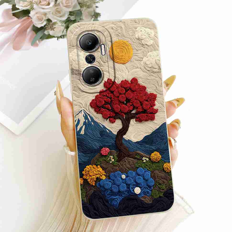 For Infinix Hot 20 4G X6826 X6826B X6826C Case 2022 New Fashion Pattern Soft Silicone Back Cover For Hot 20 Hot20 Casing 6.82''