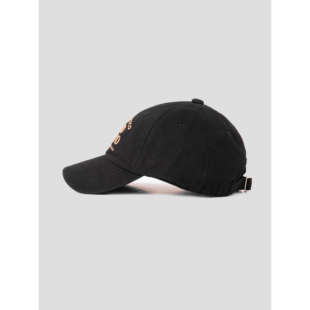 Saendeusaundeu San Francisco Logo Cap Black