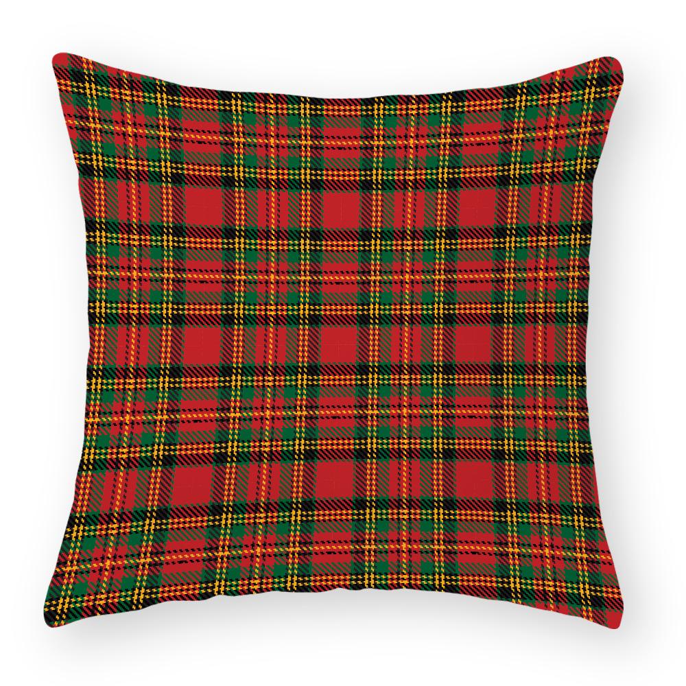 Kissenbezug aus Baumwolle und Leinen Weihnachtskissenbezug Nachttischkissenbezug Feiertagskissenbezug