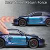 1:32 Scale 911 GT3RS Macan Diecast Model Miniature Car Alloy Toys Pull Back 4 Doors Opened Metal Body Rubber Tire Ornament Gifts