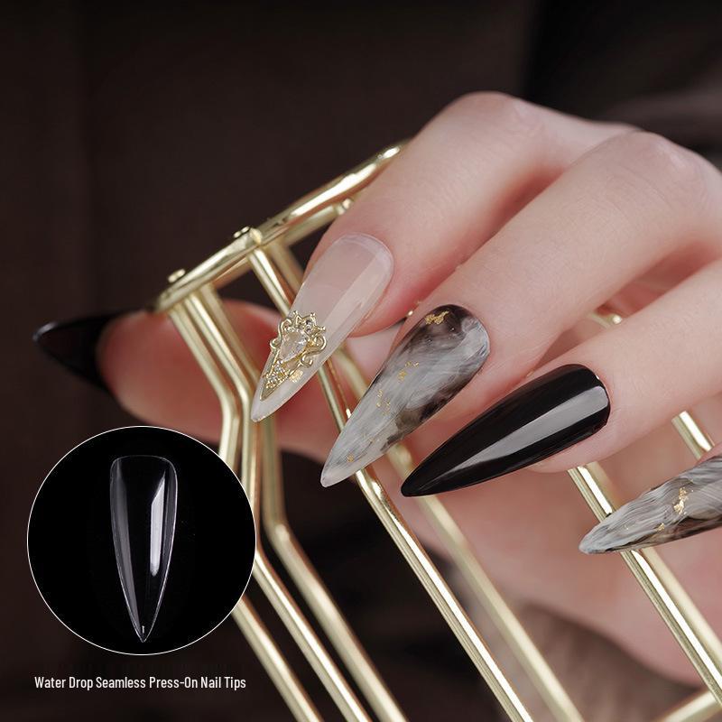 Transparent Frosted Reusable Nail Extensions - Super Thin No-Trace Nail Art Tips for Women