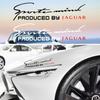 Decalque Decorador Sobrancelha Farol Dianteiro de Carro 3D Capô do Motor Design Esportivo Para Jaguar XF XJ XE S-Type F-Type X-Type F-Pace I-Pace E-Pace XFR XKR