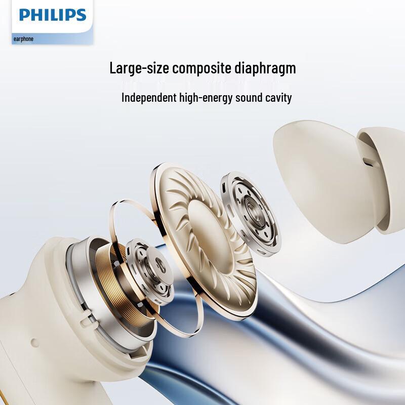 Philips TAT2569 Semi-In-Ear Bluetooth Earbuds