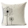 Nordic Style Succulents Printed Cushion Cover Pineapple Ananas Pattern Pillow Case Home Decorative Sofa Car Chair Throw Pillows