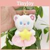Cartoon Cute Bear Plush Toy Keychain With Short Fur For Kids And Adults Gifts