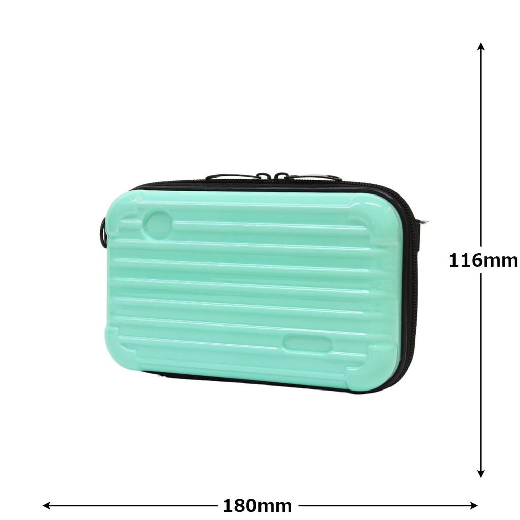 KDT Japan Multi-Case Suitcase-Style Carry-On Pouch, Green, 120789