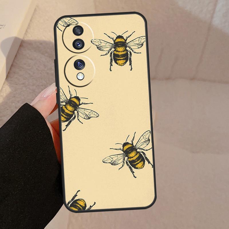 Bee Honey For Honor Magic 8 7 6 5 Lite Case For Honor 400 Pro 200 50 70 90 X8c X8b X9d X9b X9c Win RT