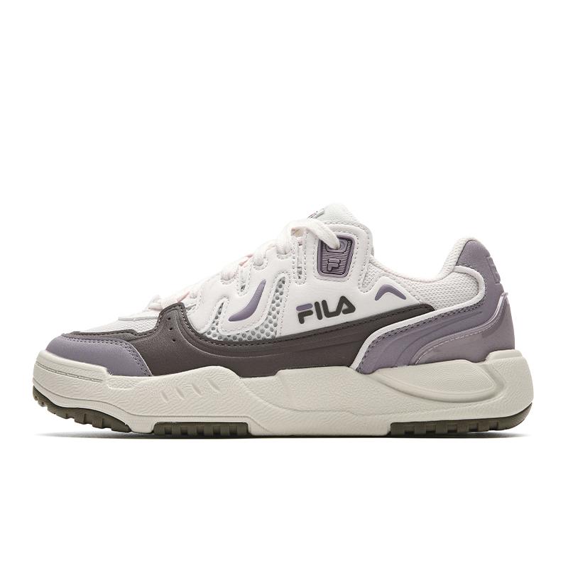 FILA COMP Skateboard Shoes Women's Low Top Parchment Paper Pink/Hawthorn Purple F12W633205FPA