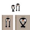 Penguin Hat Warm Cotton Beanie With Windproof Design For Girls And Teens