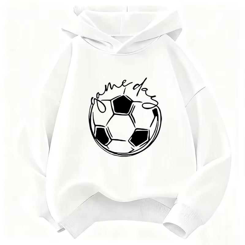 Sudadera Divertida Día de Fútbol para Niños - Ropa Deportiva Casual para Niños y Niñas