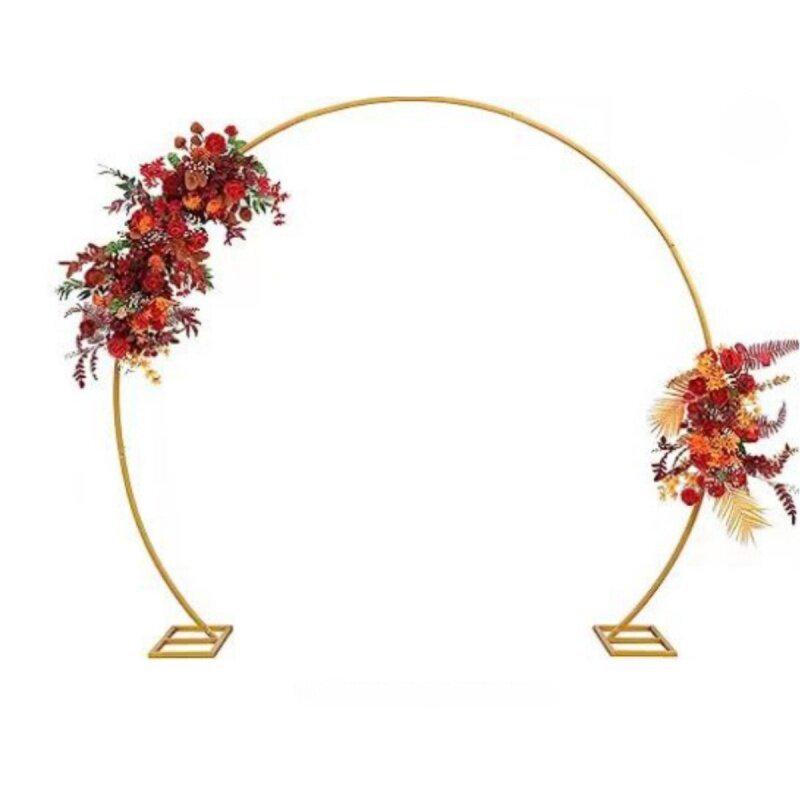 Rund bågställning i smidesjärn för bröllops- och festballonger