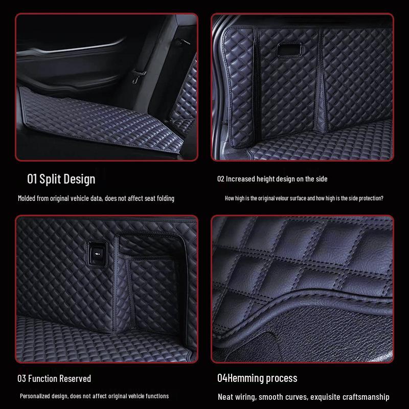 Jietu Traveler Trunk Mat: Full Coverage for Five/Seven-Seater Vehicles
