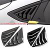 2Pcs Car Rear Side Window Scoop Louvers Cover Window Visor Cover ABS Fit for Ford Electric Horse Mustang Mach-E 2021-2022