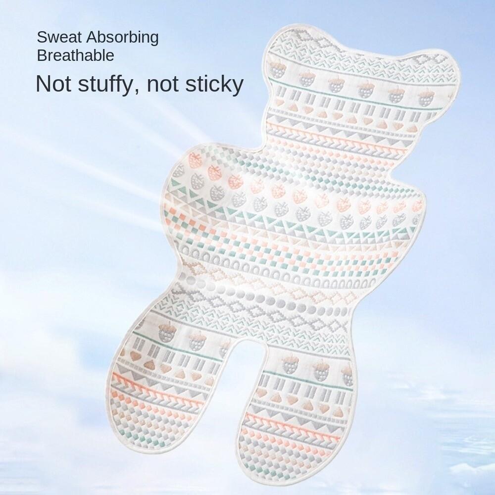 Soft Baby Stroller Cushion Breathable Dining Chair Trolley Mat Pushchair Car Mat  Trolley Mat