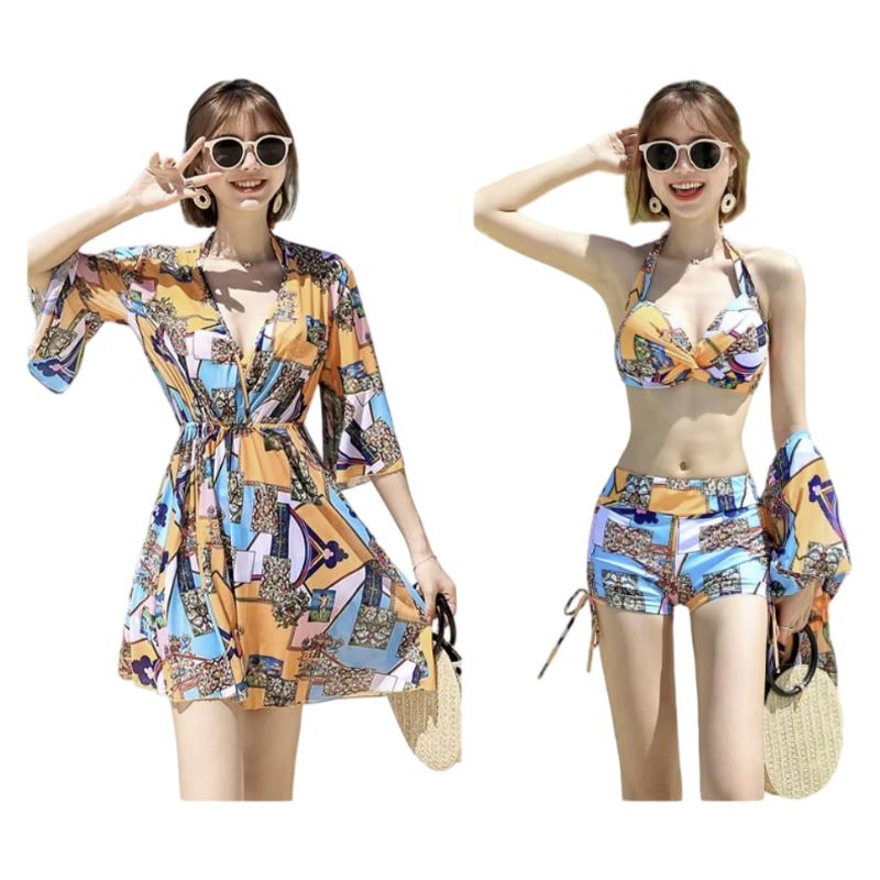 

Yifu Bikini Swimsuit for Women 2XL помаранчевий