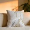 Marble Texture Cushion Cover Cozy Velvet Throw PillowSoft Warm Cushion For Sofa  Bed