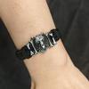 Gewebtes Leder Wolfskopf Armband - Verstellbarer Tibetischer Ethno-Stil