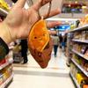 New Sweet Potato Keychain Detachable Plush Key Chain Cute Roasted Sweet Potato Keyring Cartoon Backpack Pendant Bag Charm