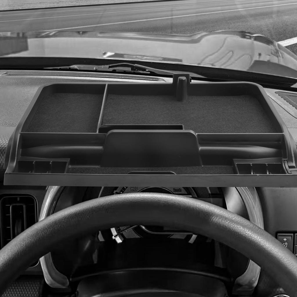 SHAOHAO Suzuki Hustler Car Storage Rear Dashboard Storage Tray with Smartphone Stand Easy Utilizes Interior Hustler Design MR52S/MR92S Box, Adapter,