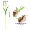 10 Heads Luxury Artificial Tulips Flowers White Real Touch Bouquet Foam Fake Flower Wedding Home Living Room Christmas Decoratio