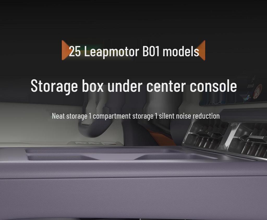Universal Center Console Organizer for Leapmotor B01 - Compatible with 25 Models