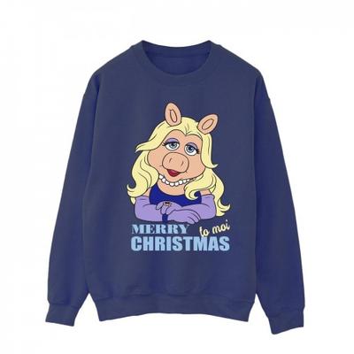 Mens Muppets Miss Piggy Queen of Holidays Sweatshirt