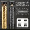 Rechargeable T9 Hair Clipper with Titanium Alloy Blade, Brushless Motor, Washable, Quiet Operation, Suitable for General Use and Pets