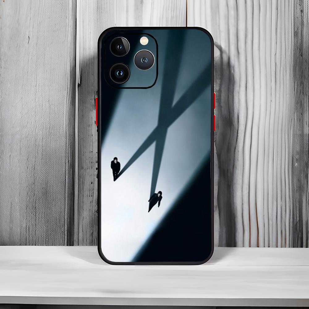Sci-Fi Show The X-X-F-Files Phone Case Black Matte Thin Phone Case For iPhone17 16 15 14 13 ProMax