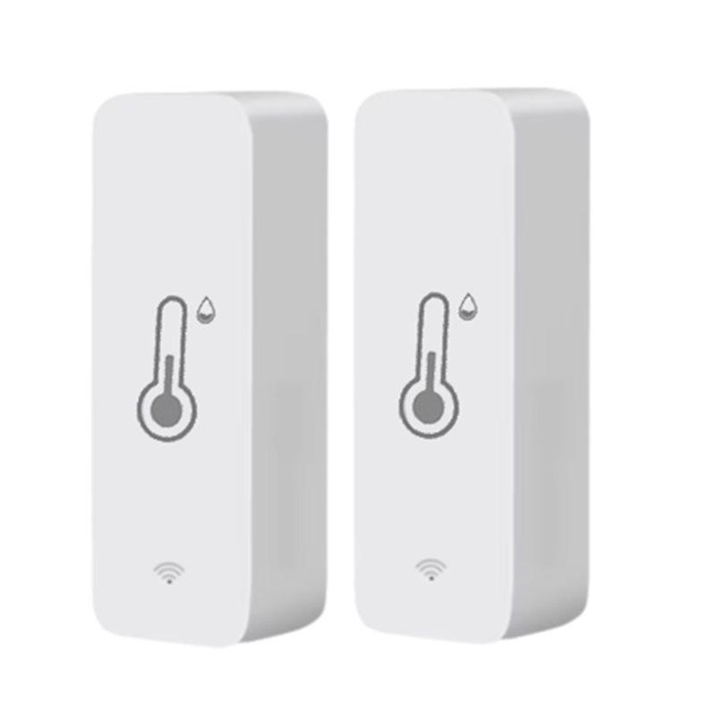Tuya Wifi Temperatures Humidity Sensor Wireless Thermometer Monitor For Freezer Fish Tank,Home Office Garden