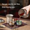 Debo Pure Titanium Portable Travel Tea Set