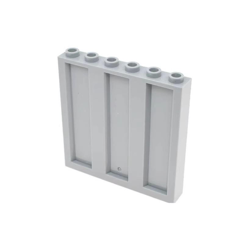 MOC 23405 1x6x5 Corrugated Grooved Wall Panel Brick, 50g Building Block Spare Parts Standard
