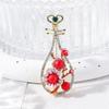 Female Delicate Niche Chinese Style Retro Flower Pipa Plum Blossom Brooch
