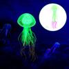 Vivid Glowing Jellyfish Decor for Aquarium Silicone Wear Resistant Fake Jellyfish Decoration Delicate Aquarium Accessory Fish