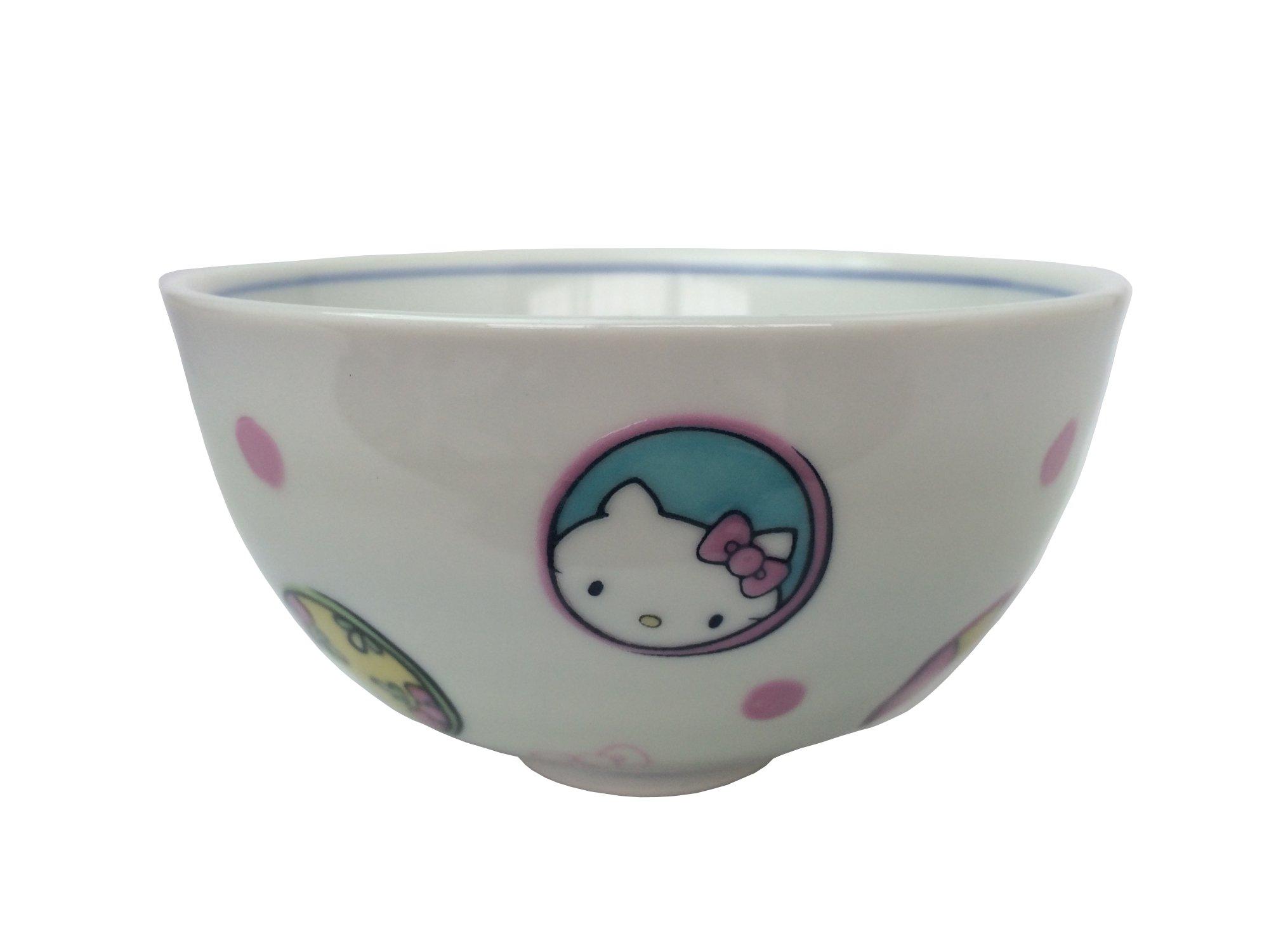 

Maruzen Iwata Shoten Пиала Круглый узор Hello Kitty KM-04