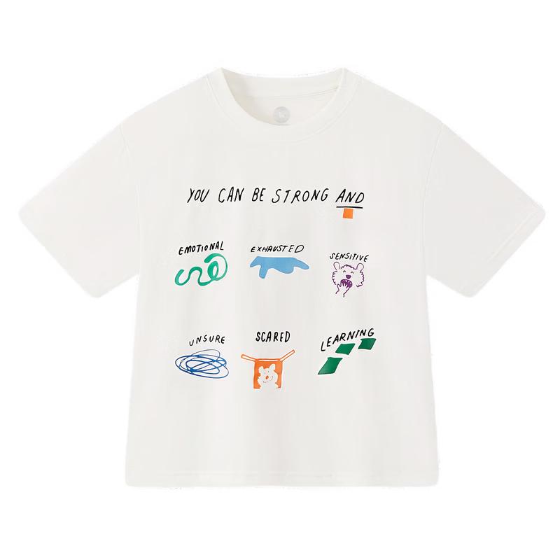 MQD Boys Moisture-Wicking Cartoon Short Sleeve T-Shirt 120